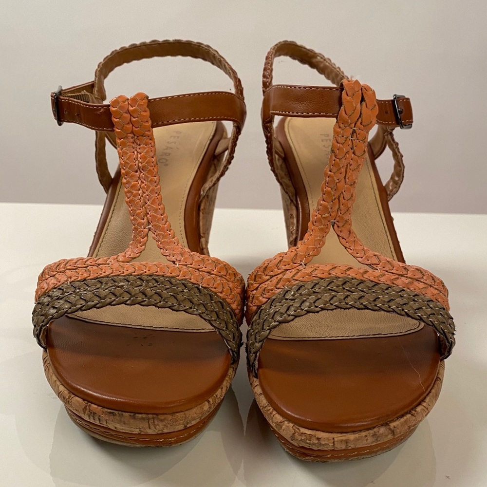 Pesaro Brown Wedges size 7.5